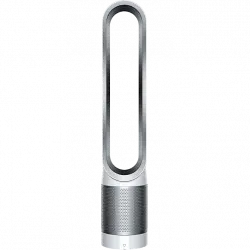 Purificador de aire - Dyson TP00 Pure Cool, Ventilador torre, Not Connected, Filtro HEPA Glass 360, 40 W, 10 Velocidades, Blanco/Plata