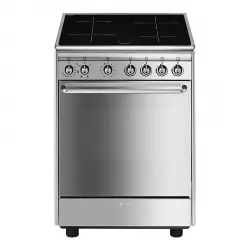 Smeg - Cocina compacta Smeg 60 cm, placa inducción 4 zonas y horno - CX60ISV9.