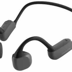 Auriculares inalámbricos - Philips TAA6606, Autonomía 9h, Bluetooth, Conducción ósea, Banda para cuello, IP57, Luz nocturna