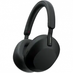 Auriculares inalámbricos - Sony WH-1000XM5B, Cancelación ruido (Noise Cancelling), 30h, Hi-Res, Carga Rápida, Con Asistente, Bluetooth, Diadema, Negro