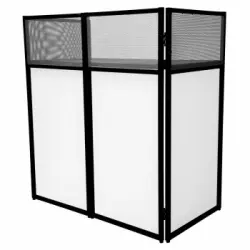 Cabina De Dj Mesa De Mezclas Tabla Soporte Portátil Plegable Negro