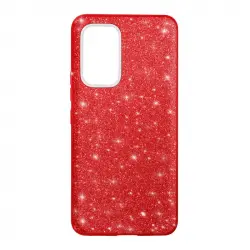 Carcasa Purpurina con Lámina Semirrígida Extraíble Rojo Samsung Galaxy A53 5G
