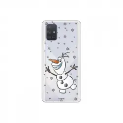 Funda Oficial de Disney Frozen Olaf Transparente para Samsung Galaxy A71