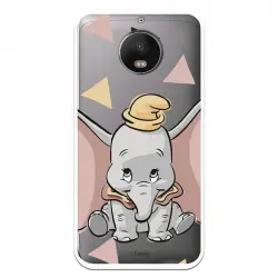 Funda Oficial Disney Dumbo Silueta Transparente Para Motorola Moto G5s