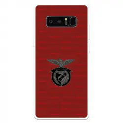 Funda Para Samsung Galaxy Note8 Del Escudo Fondo Granate - Licencia Oficial Benfica