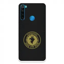 Funda Para Xiaomi Redmi Note 8 Del Zaragoza Cf Femenino Escudo Fondo Negro - Licencia Oficial Zaragoza Cf Femenino