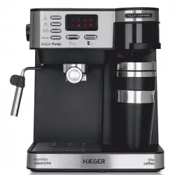 Haeger Multi Coffee Cafetera Espresso 15 Bares 1450W