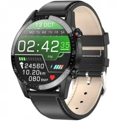 InnJoo Atom Smartwatch Cuero Negro