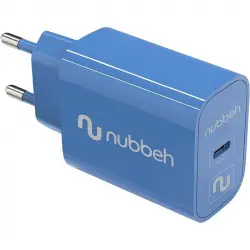Nubbeh Bhoot Cargador Pared USB-C PD 3.0 25W Azul