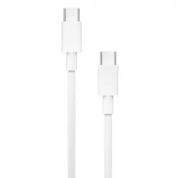 Nubbeh Borealis Cable USB-C a USB-C de Silicona Líquida 1.5m 3a 60W Blanco