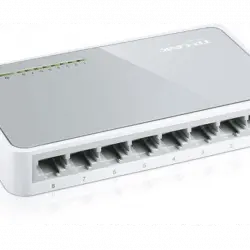 Switch - TP-Link, 8 puertos Ethernet 10/100 Mbps, Plug & Play