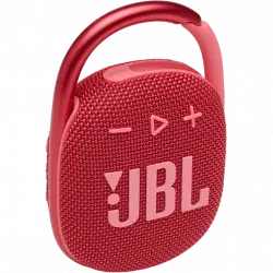 Altavoz inalámbrico - JBL Clip 4, 5 W, 10 horas, Bluetooth 5.1, IP67, Clip&Play, Rojo