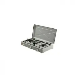 Fm Calefacción Hg-300 Mesa Encimera De Gas Blanco Hobs - Placa (mesa, Encimera De Gas, Esmaltado, Blanco, Giratorio, Frente)