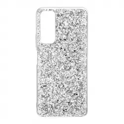 Funda Para Huawei P Smart 2021 Brillantina Plata