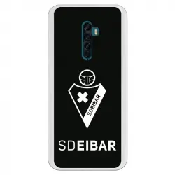 Funda Para Oppo Reno2 Del Eibar Escudo Fondo Negro - Licencia Oficial Sd Eibar
