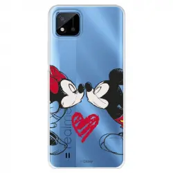 Funda Para Realme 8i Oficial De Disney Mickey Y Minnie Beso - Clásicos Disney