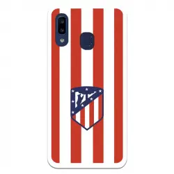 Funda Para Samsung Galaxy A20e Del Atleti Escudo Rojiblanco - Licencia Oficial Atlético De Madrid