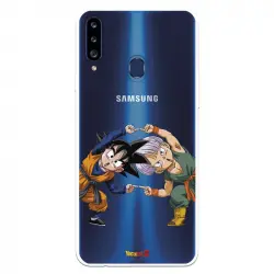 Funda Para Samsung Galaxy A20s Oficial De Dragon Ball Goten Y Trunks Fusión - Dragon Ball