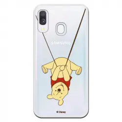 Funda Para Samsung Galaxy A40 Oficial De Disney Winnie Columpio - Winnie The Pooh