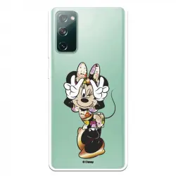 Funda para Samsung Galaxy S20 FE Oficial de Disney Minnie Posando Clásicos Disney