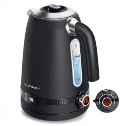 Hervidor Agua Electrico De 1.7l, 2200w, 7 Ajustes De Temperatura, Aigostar Loki
