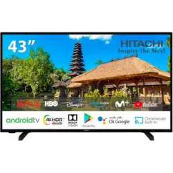 Hitachi 43hak5450 Televisor Smart Tv 43" Direct Led Uhd 4k Hdr