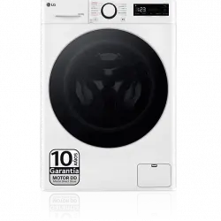Lavadora secadora - LG F4DR6010A1W, 10 kg / 6 kg, 1400 rpm, 12 programas, AI Direct Drive™, TurboWash™360˚, Blanco