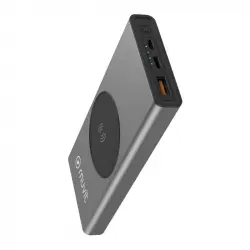 Muvit Powerbank 10000mAh 10W Wireless + Output USB- A + USB-C Gris