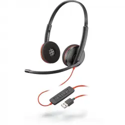 Plantronics Blackwire C3220 Auriculares con Micrófono USB Negro