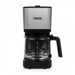 Princess Compact 12 Cafetera de Goteo 1.25L 750W Negro/Plata