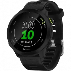 Reloj deportivo - Garmin Forerunner 55, 1,04", MIP, 14 días, GPS, Frecuencia cardíaca, 5 ATM, Negro