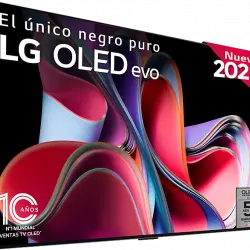 TV OLED 65" - LG OLED65G36LA, 4K, Inteligente α9 4K Gen6, Smart TV, DVB-T2, Plata satinado