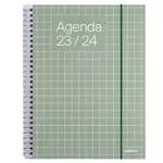 Agenda escolar 2023/2024 Universal Additio semana vista verde catalán