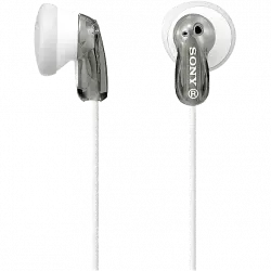 Auriculares de botón - Sony MDR-E9LPH, Iman Neodimio, Jack 3.5 mm, Cable Flexible, Gris