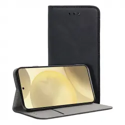 Cool Funda Flip Cover Tipo Libro Liso Negro para Samsung Galaxy S24 Plus