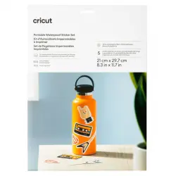 Cricut - Kit Vinilos Imprimibles Blancos / Holográficos 5 + 5 Hojas Para Joy Xtra