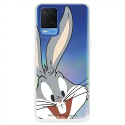 Funda Para Oppo A54 4g Oficial De Warner Bros Bugs Bunny Silueta Transparente - Looney Tunes