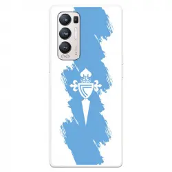 Funda Para Oppo Find X3 Neo Del Celta Escudo Trazo Azul - Licencia Oficial Rc Celta