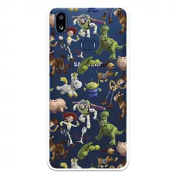 Funda Para Samsung Galaxy A10s Oficial De Disney Muñecos Toy Story Siluetas - Toy Story