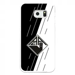 Funda Para Samsung Galaxy S6 Edge Del Académica De Coimbra Escudo Bicolor - Licencia Oficial Académica De Coimbra