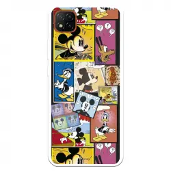 Funda Para Xiaomi Redmi 9c Oficial De Disney Mickey Comic - Clásicos Disney