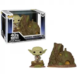 Funko Pop Deluxe Star Wars 40th Aniversario El Imperio Contraataca Cabaña de Yoda