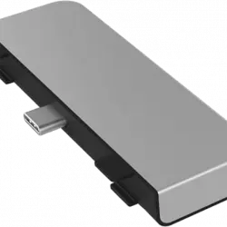 Hub USB - Hyper HD319E, 4 Puertos en 1, 5 Gbit/s, USB-C, Plata