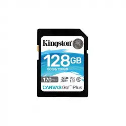 Kingston Canvas Go Plus SDXC 128GB UHS-I U3 V30 Clase 10