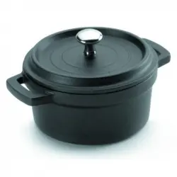 Lacor Cocotte Olla Aluminio Fundido 16cm Negra