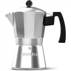 Mini Moka KCP9003 Cafetera Italiana 3 Tazas Plata