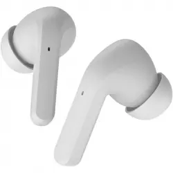 Muvit iO Smart True Wireless Auriculares Bluetooth con Estuche de Carga Blancos