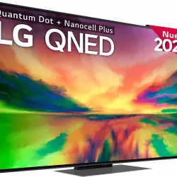 TV QNED 55" - LG 55QNED826RE, UHD 4K, Inteligente α7 4K Gen6, Smart TV, DVB-T2 (H.265), Grafito