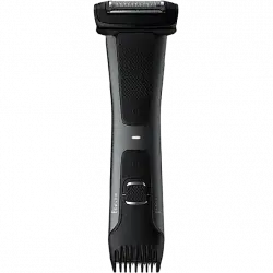 Afeitadora corporal - Philips 7000 BG7020/15, Recortadora seco y húmedo, Peine guía 5 longitudes, Negro