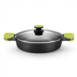 BRA Foodie Cacerola Baja Aluminio Fundido 40cm